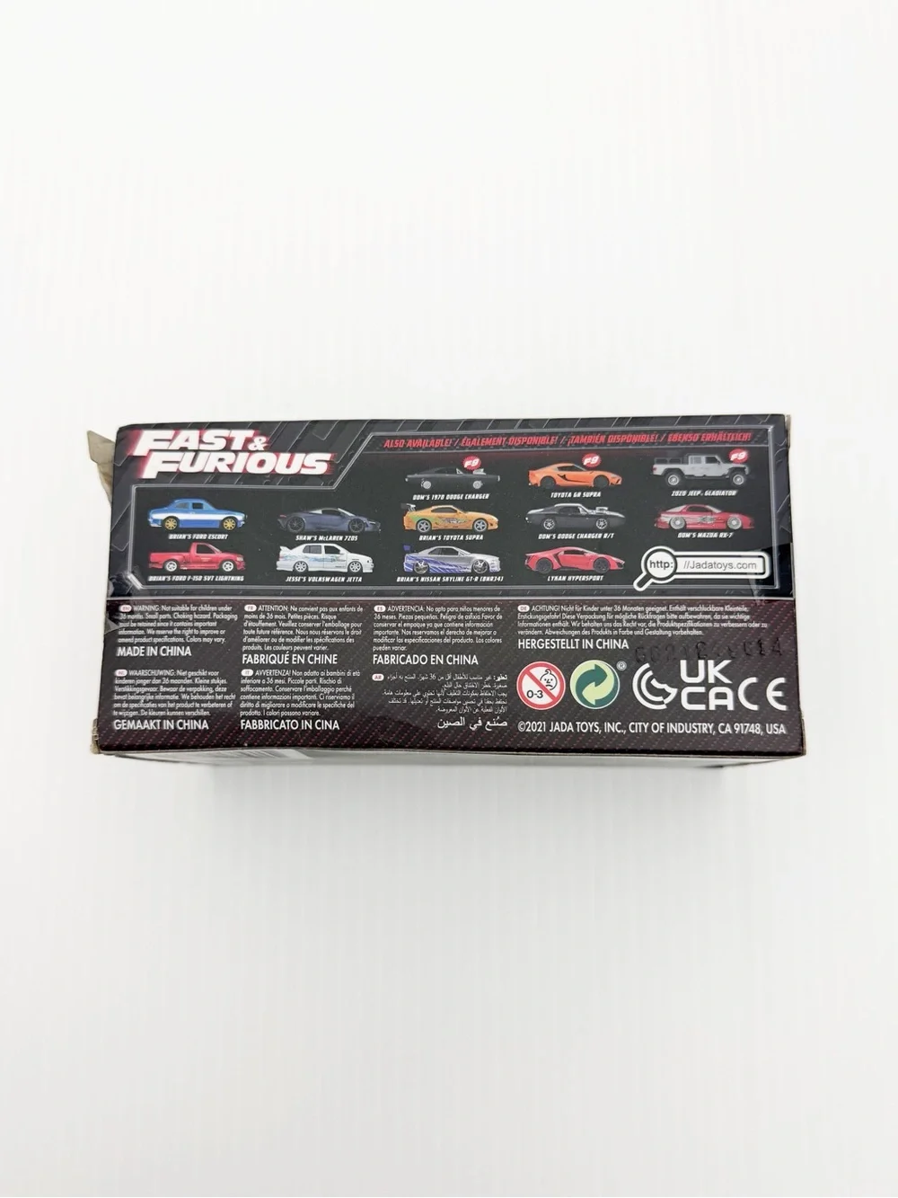 Jada Fast & Furious Dom Dodge Challenger SRT8 1:32 Diecast Model Toy Car